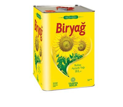 Biryağ Ayçiçek Yağı 18 L. Teneke